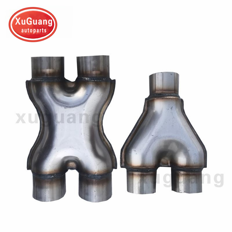 Tuyau d'échappement en acier inoxydable X