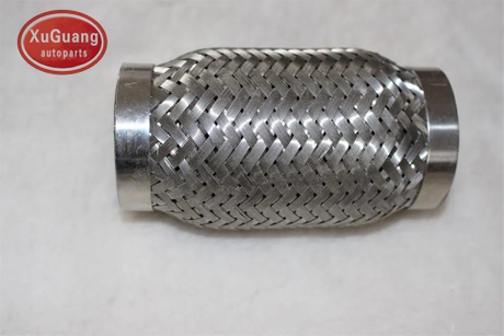 Tuyau flexible d'échappement de voiture avec tresse extérieure Interlock Inisde
